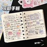  Sticker bìa thú cosplay lấp lánh 