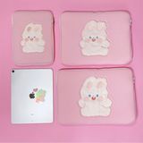  Túi đựng ipad / laptop thỏ trắng 