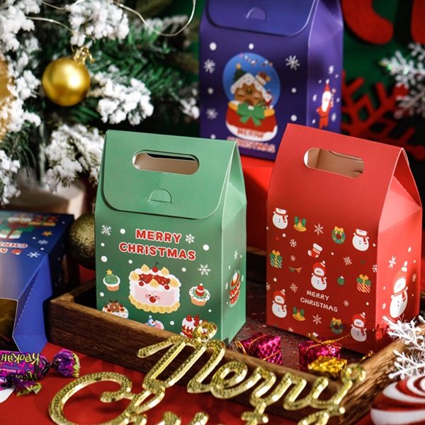  Túi quà gập miệng Giáng Sinh nhỏ 