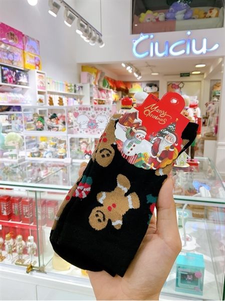  Tất Giáng Sinh hình nhí cao cổ 