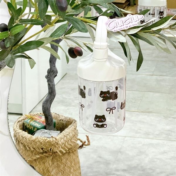  Bình quai xách mèo đen 500ml 