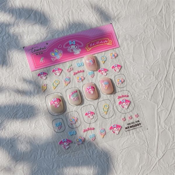  Sticker dán móng Tomoni Sanrio 