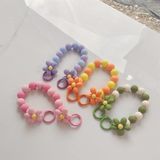  Dây charm móc khoá/điện thoại hoa 2 móc 