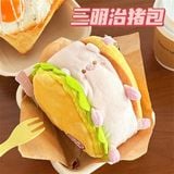  Ví móc khoá heo hamburger 