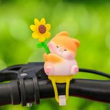  Thú ôm hướng dương kẹp tay cầm 