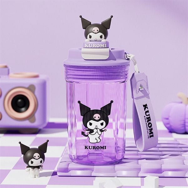  Bình sanrio nhựa trong 520ml 