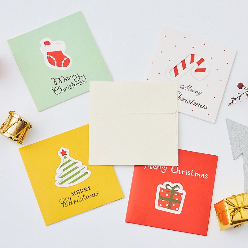  Thiệp Giáng Sinh gập đơn giản các mẫu 