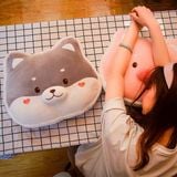  Gối thú viền lông 40cm 