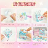  Khối lập phương DIY móc khoá Sticker 
