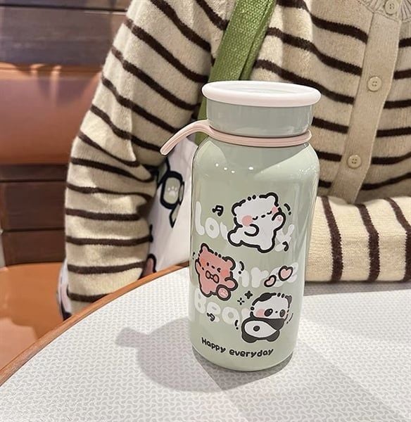  Bình giữ nhiệt 3 gấu nhảy múa 400ml 