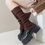  Tất Mihimihi ống đồng không bàn chân gân dọc 