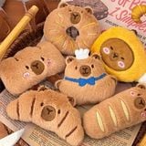  Móc khoá bông Capybara bánh 