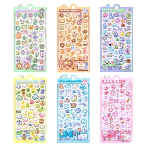  Sticker nổi giọt nước Bonbon Drop 