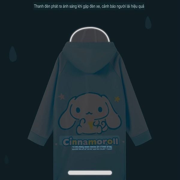  Áo mưa Sanrio + túi đựng 