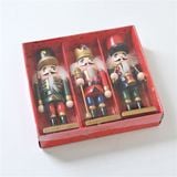  Người gỗ decor Giáng Sinh 15cm 