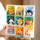  Xếp hình thú hộp kính 9x9cm 