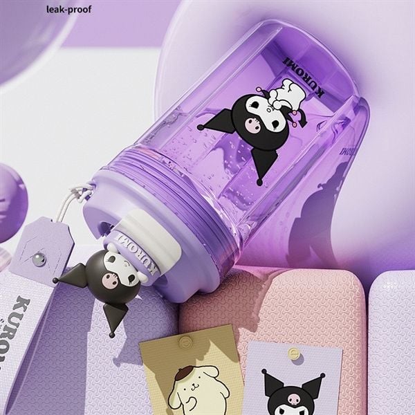  Bình sanrio nhựa trong 520ml 