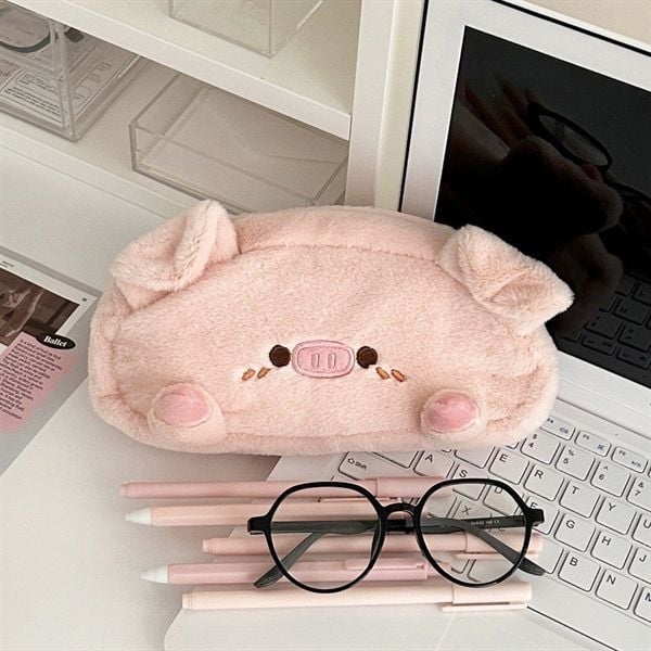  Hộp bút lông heo đuôi trái tim 