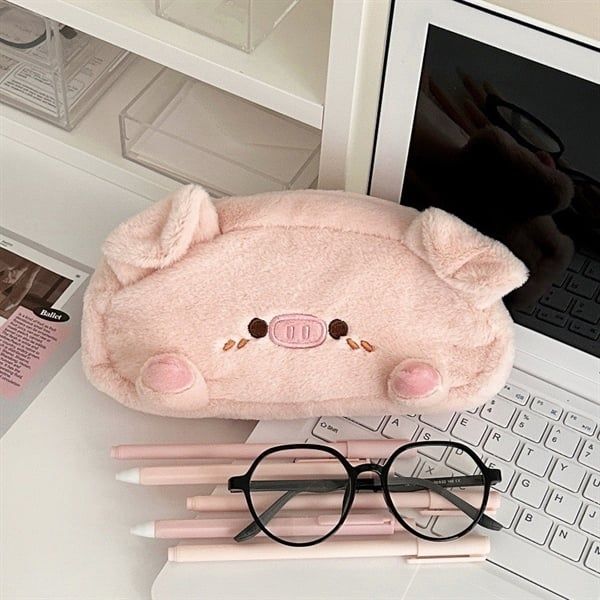  Hộp bút lông heo đuôi trái tim 