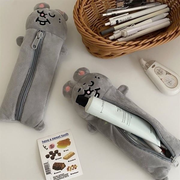  Hộp bút chuột xám 