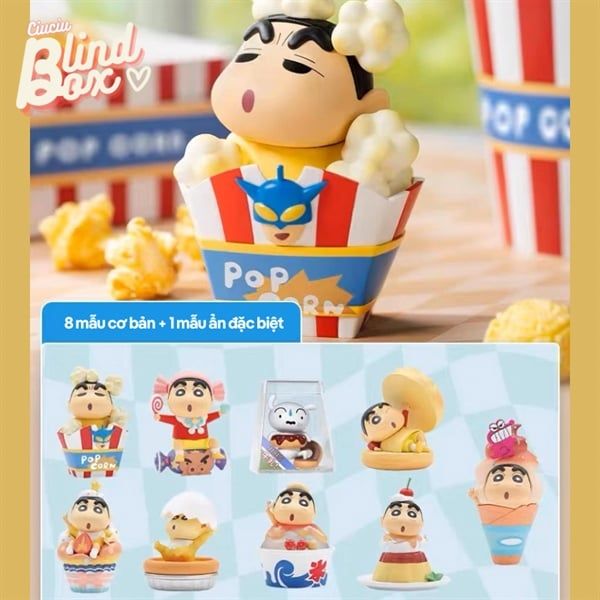  Blind box Crayon Shin Chan Dessert Time 