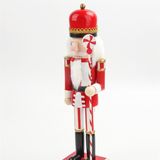  Người gỗ decor Giáng Sinh 38cm - Gậy kẹo dài 