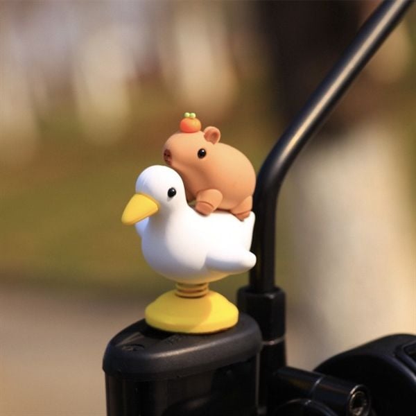  Mô hình Capybara nhún lò xo 