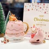  Cốc cây thông Giáng Sinh+que khuấy tuần lộc 