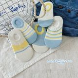  Tất Kid lười kẻ xanh vàng 