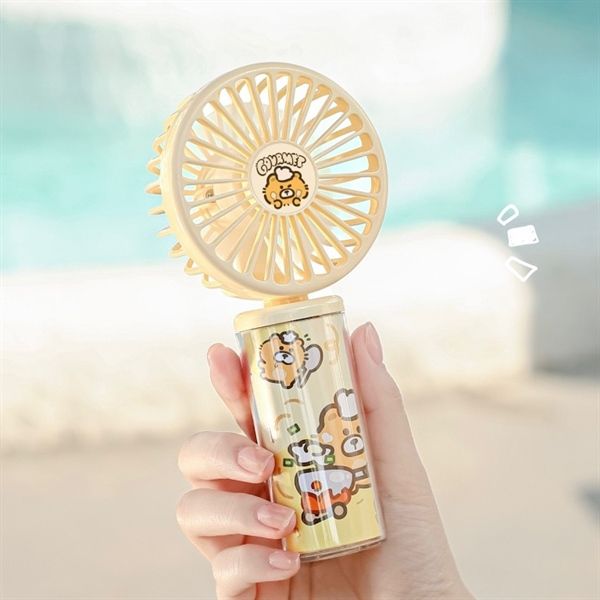  Quạt tay cầm hình thú dễ thương 500mAh 