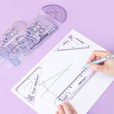  Bộ thước eke 4 món Kuromi 15cm 