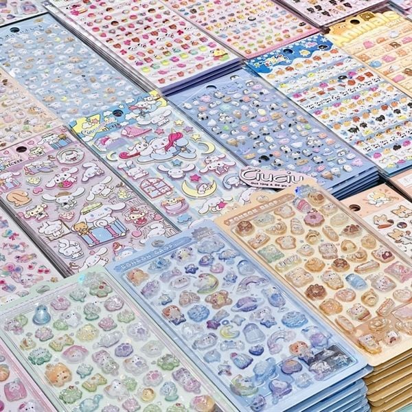  Sticker nổi giọt nước Bonbon Drop 