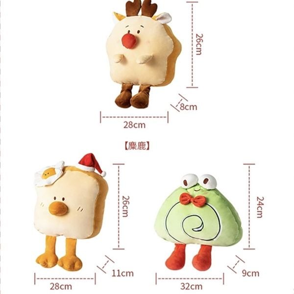  Bánh gối bông mũ giáng sinh 