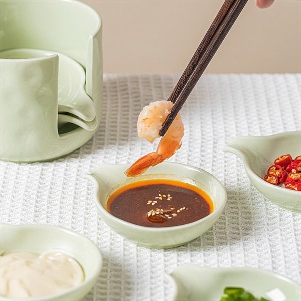  Khay gia vị có miệng rót 