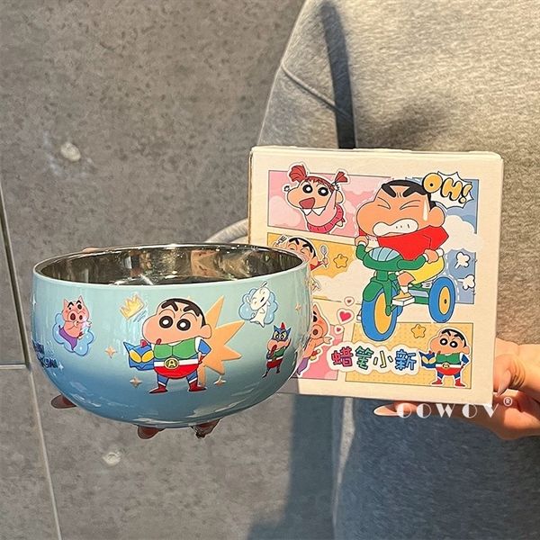  Bát inox giữ nhiệt Shinchan 16cm 