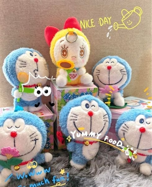  Blind box Doraemon bông 
