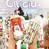  Cốc giữ nhiệt Giáng Sinh cún 500ml 