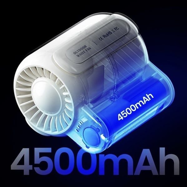  Quạt Outdoor waist fan 4500mAh 