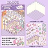  Sticker sắp xếp gian hàng góc 3/4 Telado 