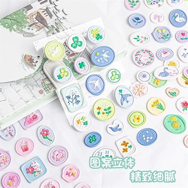  Sticker con dấu nổi 