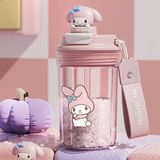  Bình sanrio nhựa trong 520ml 