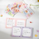  Thiệp gập đôi bé gái dễ thương 