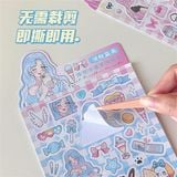  Sticker stylist lấp lánh cô gái 