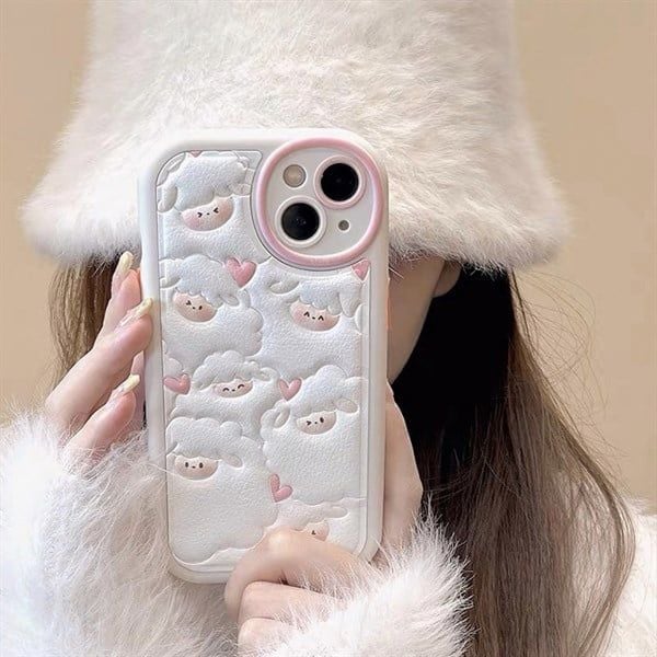  Ốp mặt da cừu nổi 