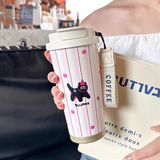  Cốc giữ nhiệt Coffee 500ml - Mèo táo sọc 
