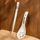 Set thìa đũa sứ Snoopy 