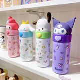  Bình giữ nhiệt Sanrio đầu silicon 350ml 