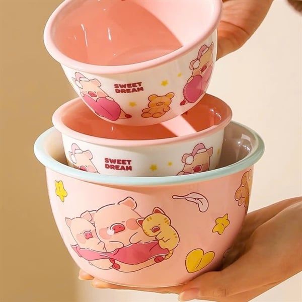  Set bát đĩa Heo Lulu The Piggy 