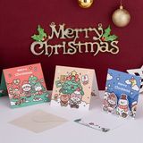  Thiệp dựng 3D bé gái Noel 