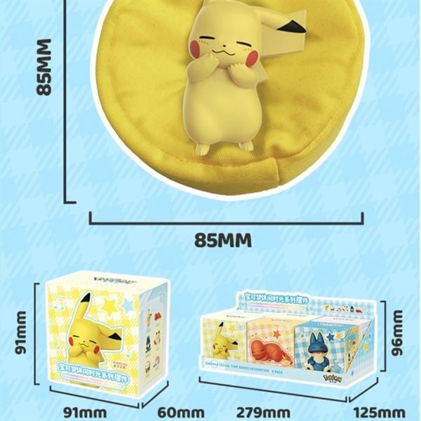  Mô hình Pokemon nằm gối 